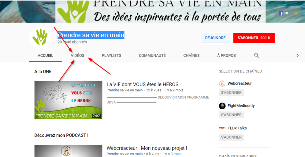 trouver des mots clés