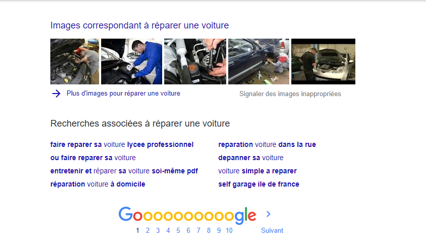 trouver des mots clés