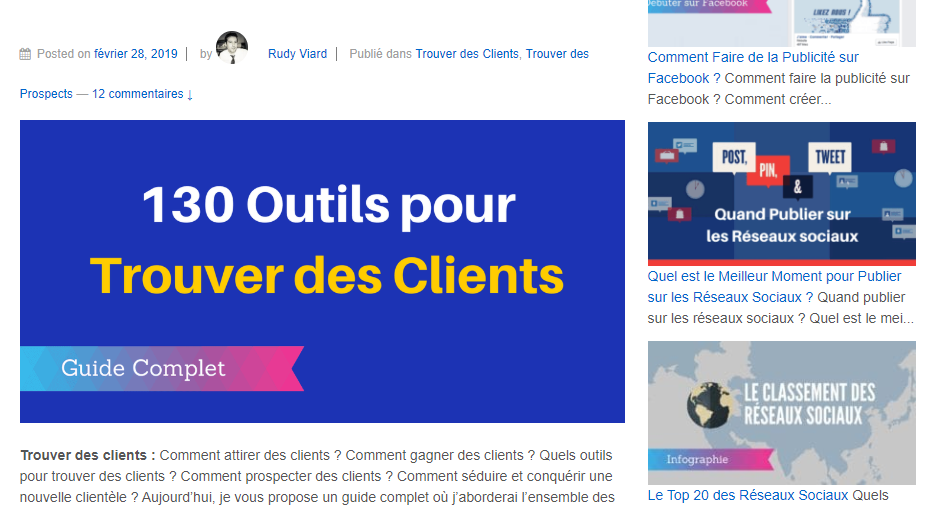 idées article de blog