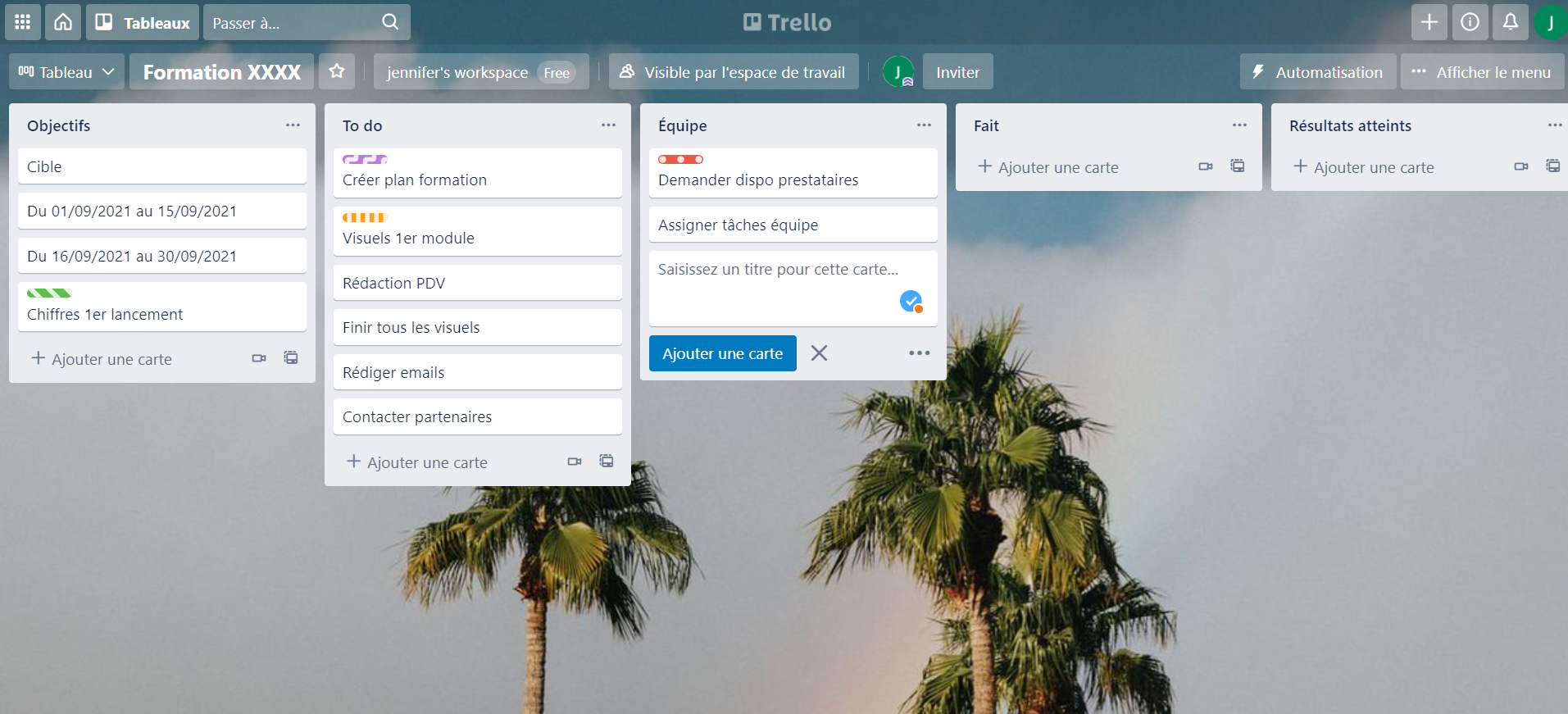 outils pour créer une formation en ligne