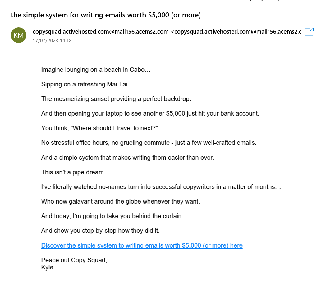 exemples de newsletters